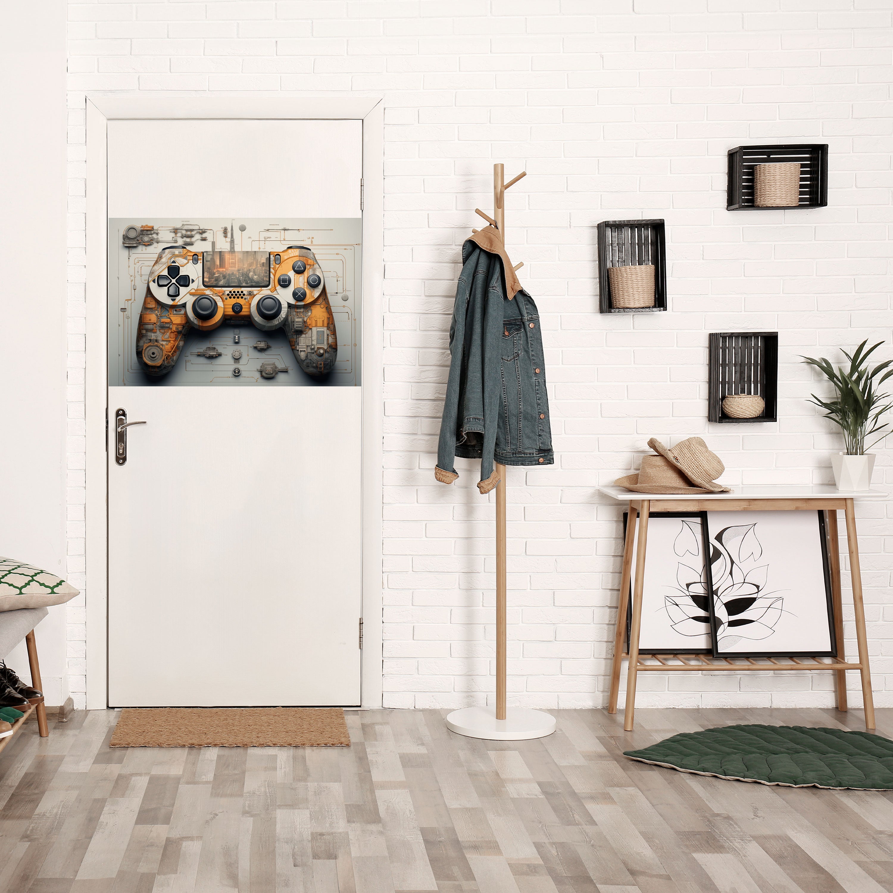 Affiche horizontale autocollante CYBER CHRONICLES PAD