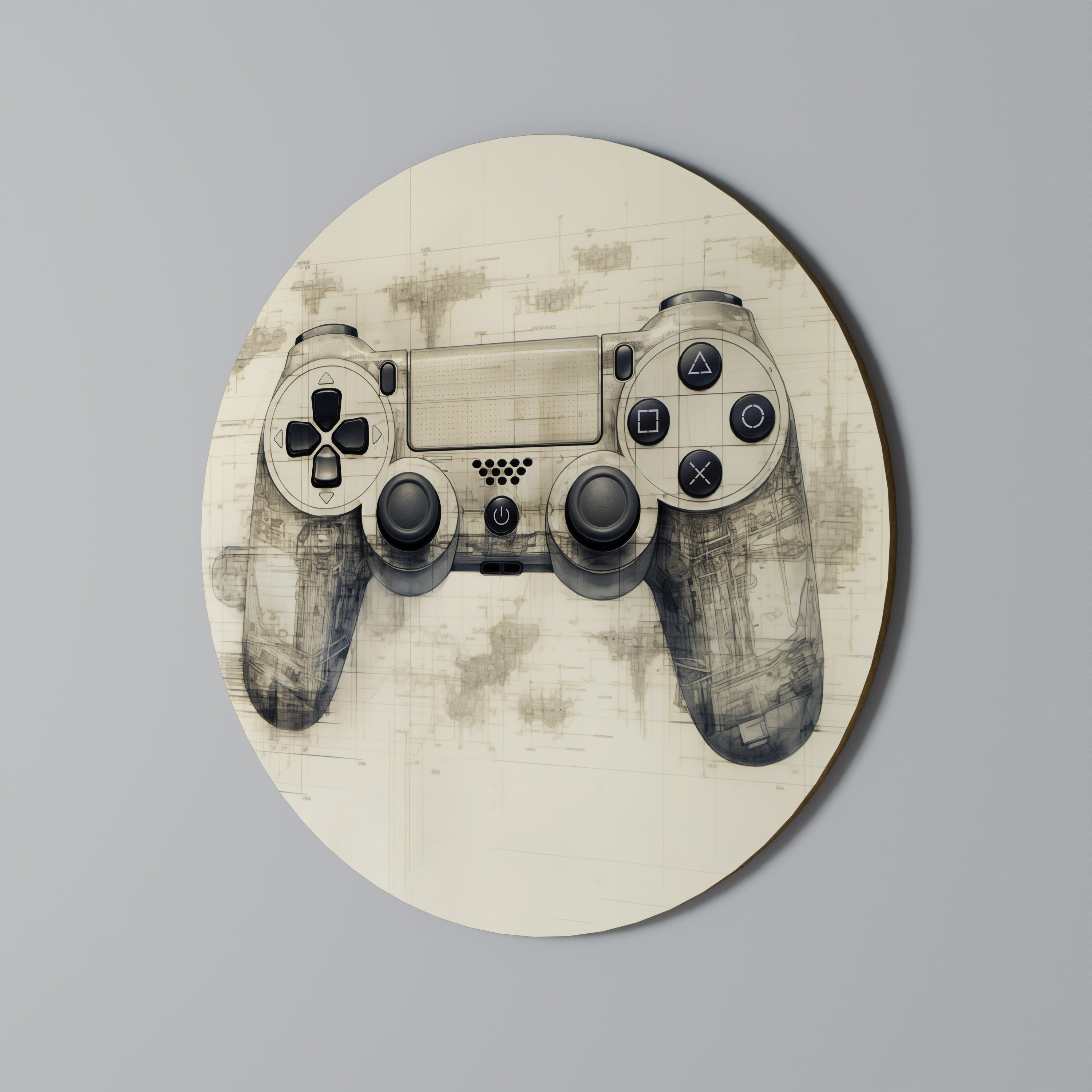 QUANTUM QUEST PAD Décoration murale ronde