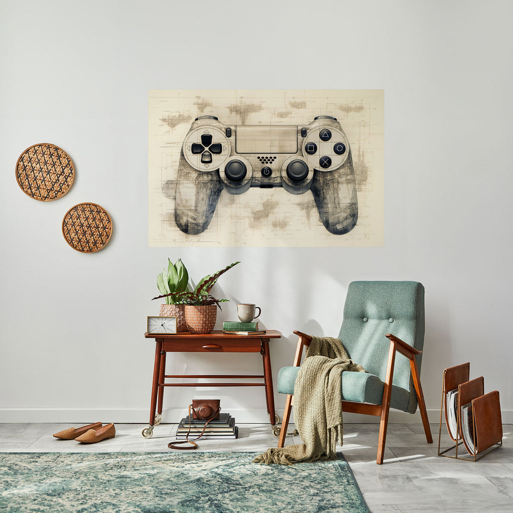 Affiche horizontale autocollante QUANTUM QUEST PAD