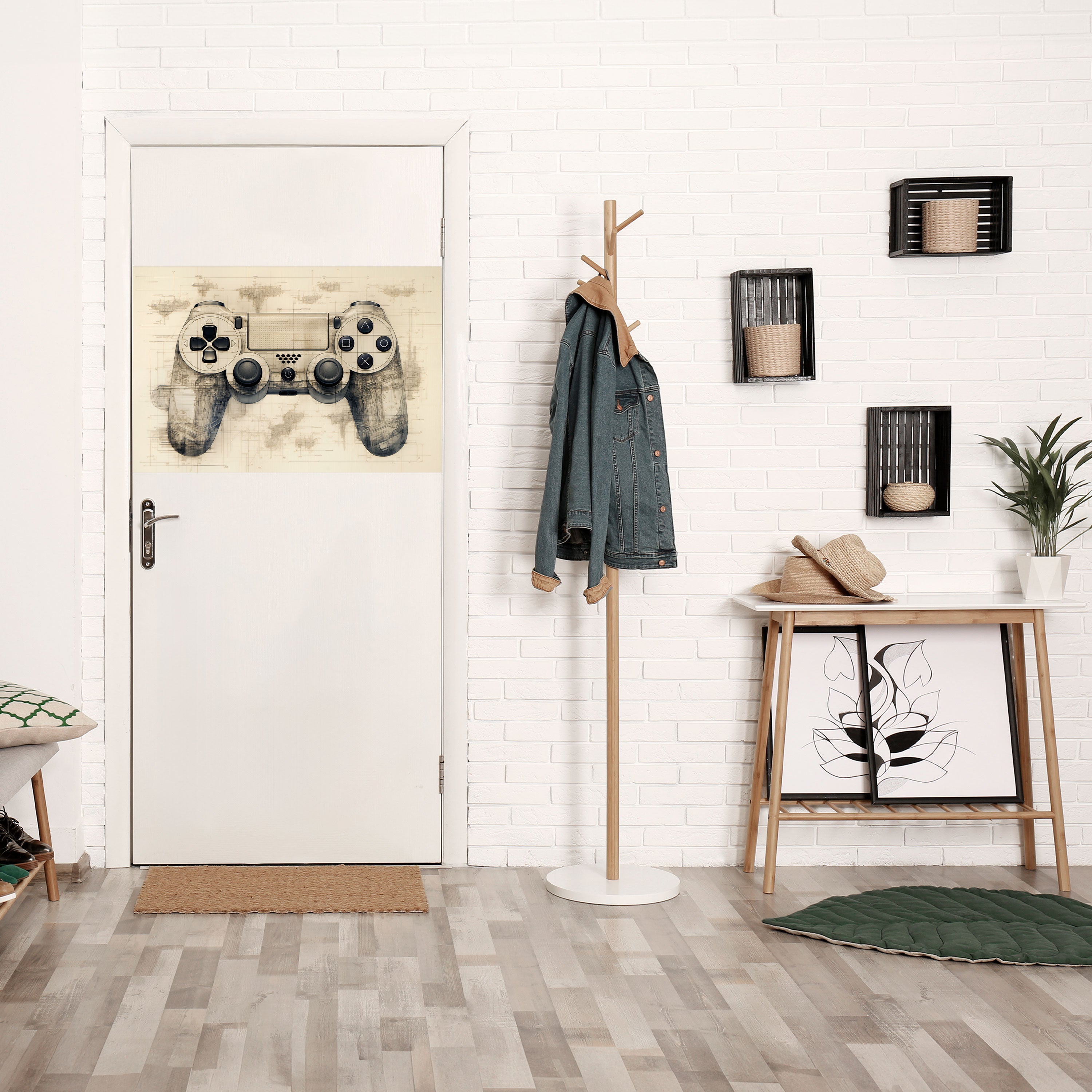 Affiche horizontale autocollante QUANTUM QUEST PAD