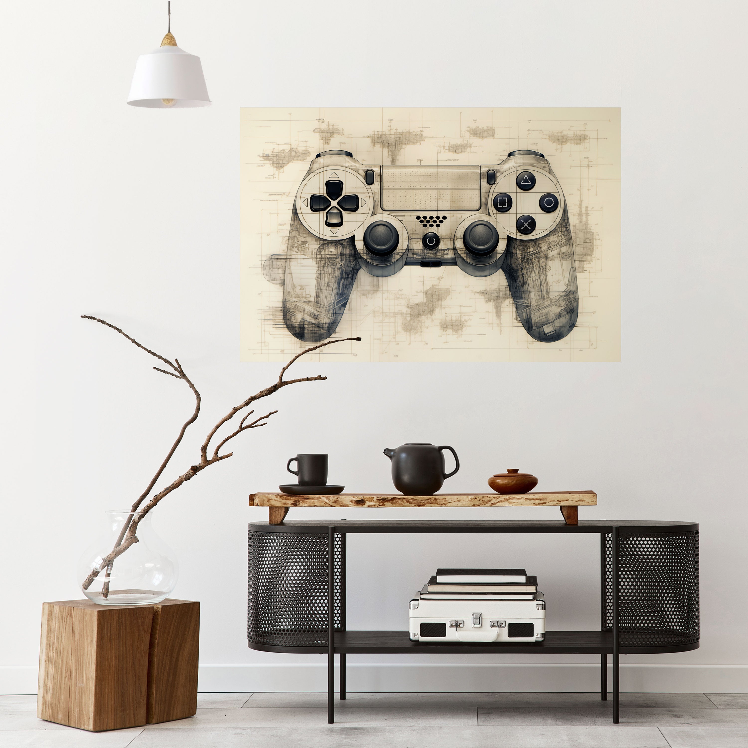 Affiche horizontale autocollante QUANTUM QUEST PAD