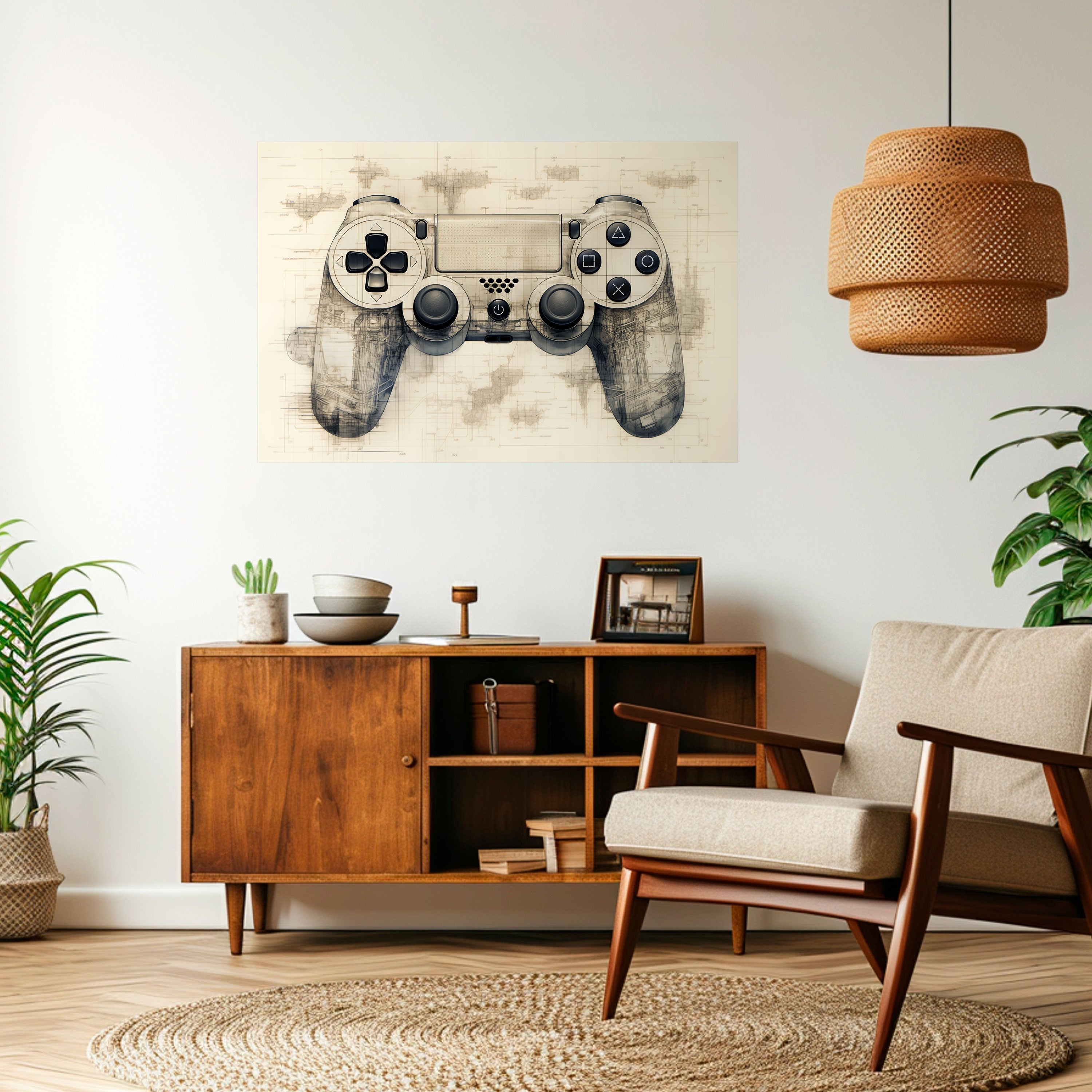 Affiche horizontale autocollante QUANTUM QUEST PAD