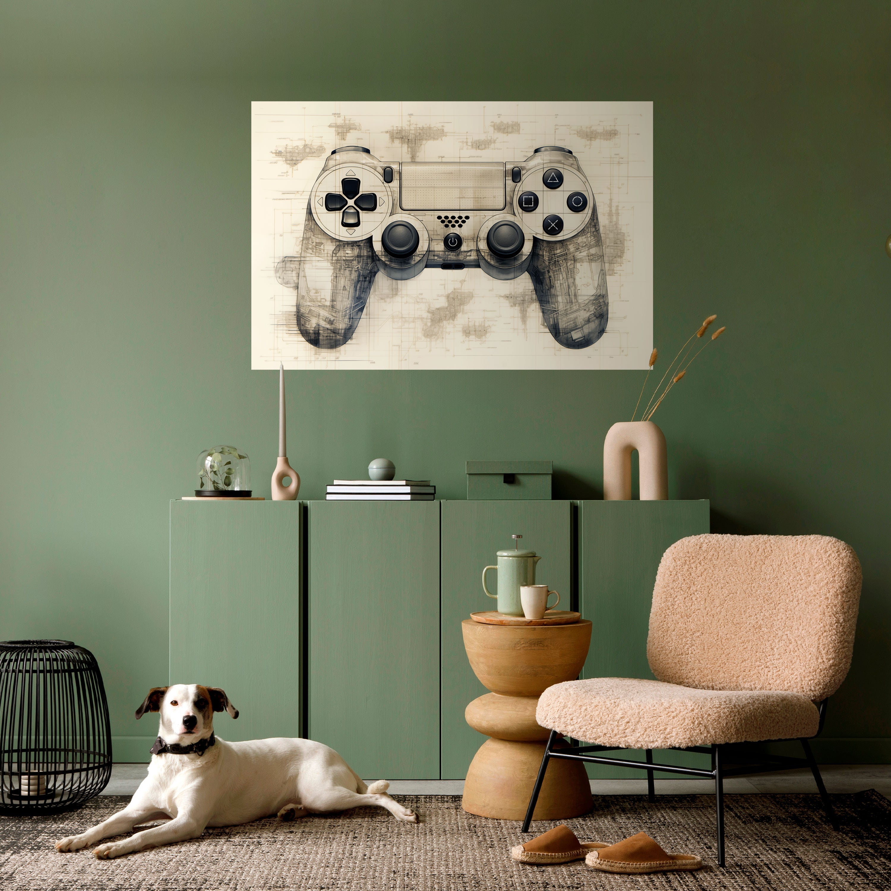 Affiche horizontale autocollante QUANTUM QUEST PAD