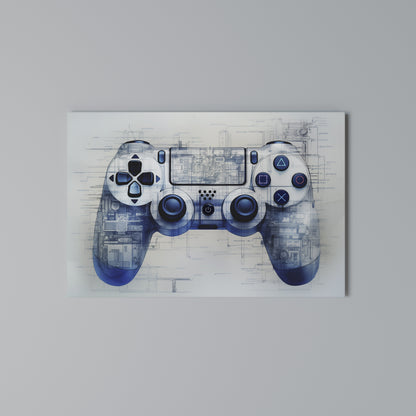 CYBER SCAPE PAD Horizontal Canvas Print