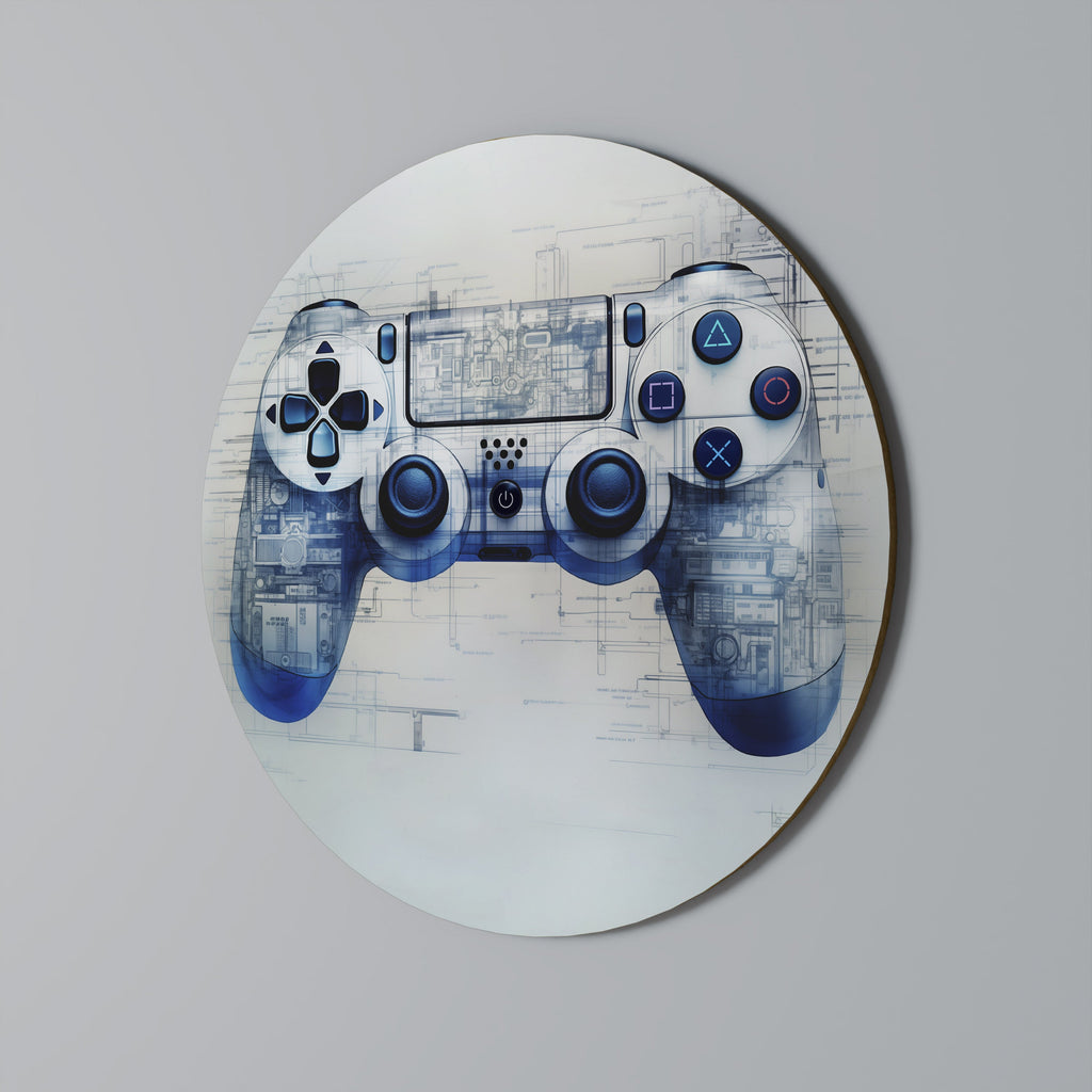 Décoration murale ronde CYBER SCAPE PAD