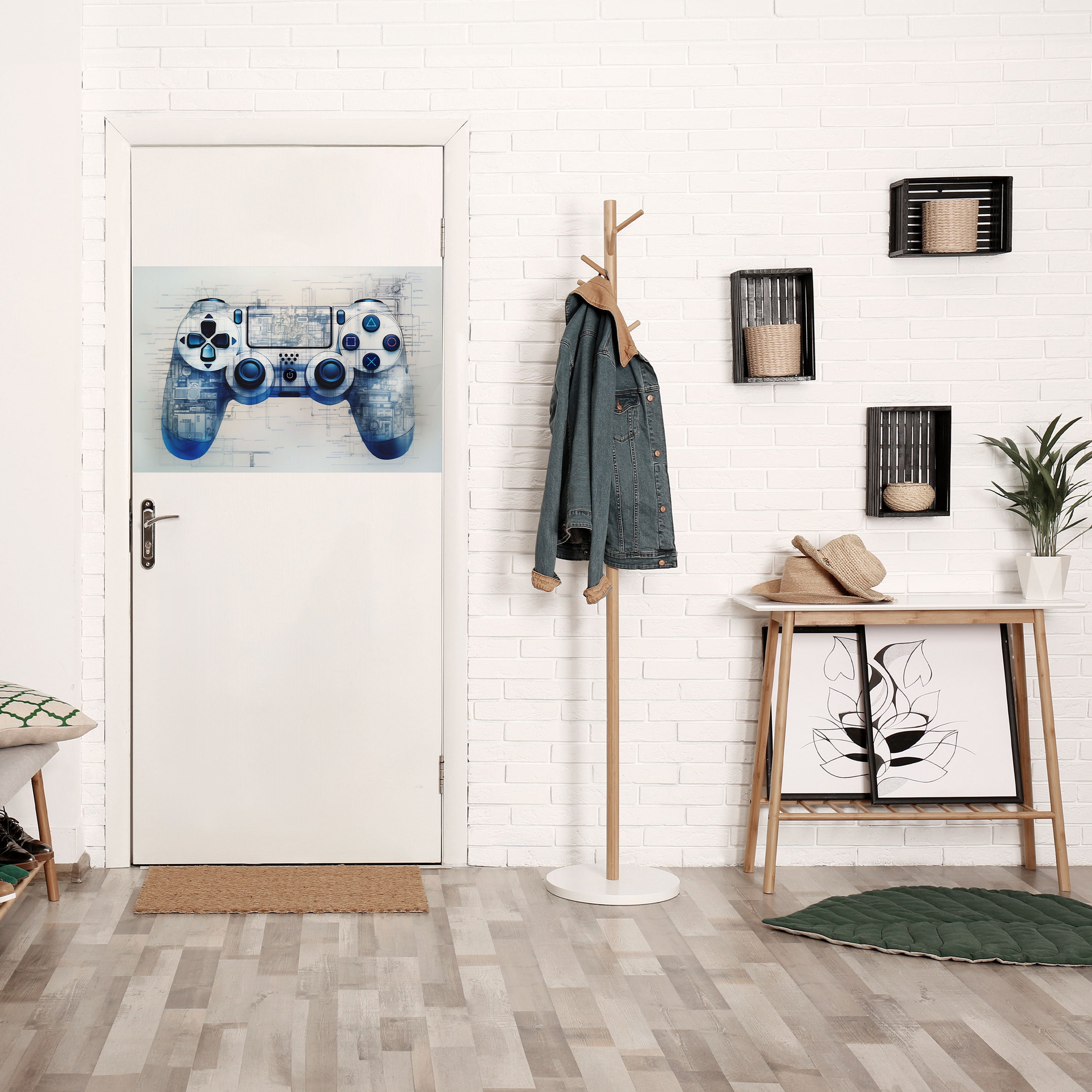 Affiche horizontale autocollante CYBER SCAPE PAD