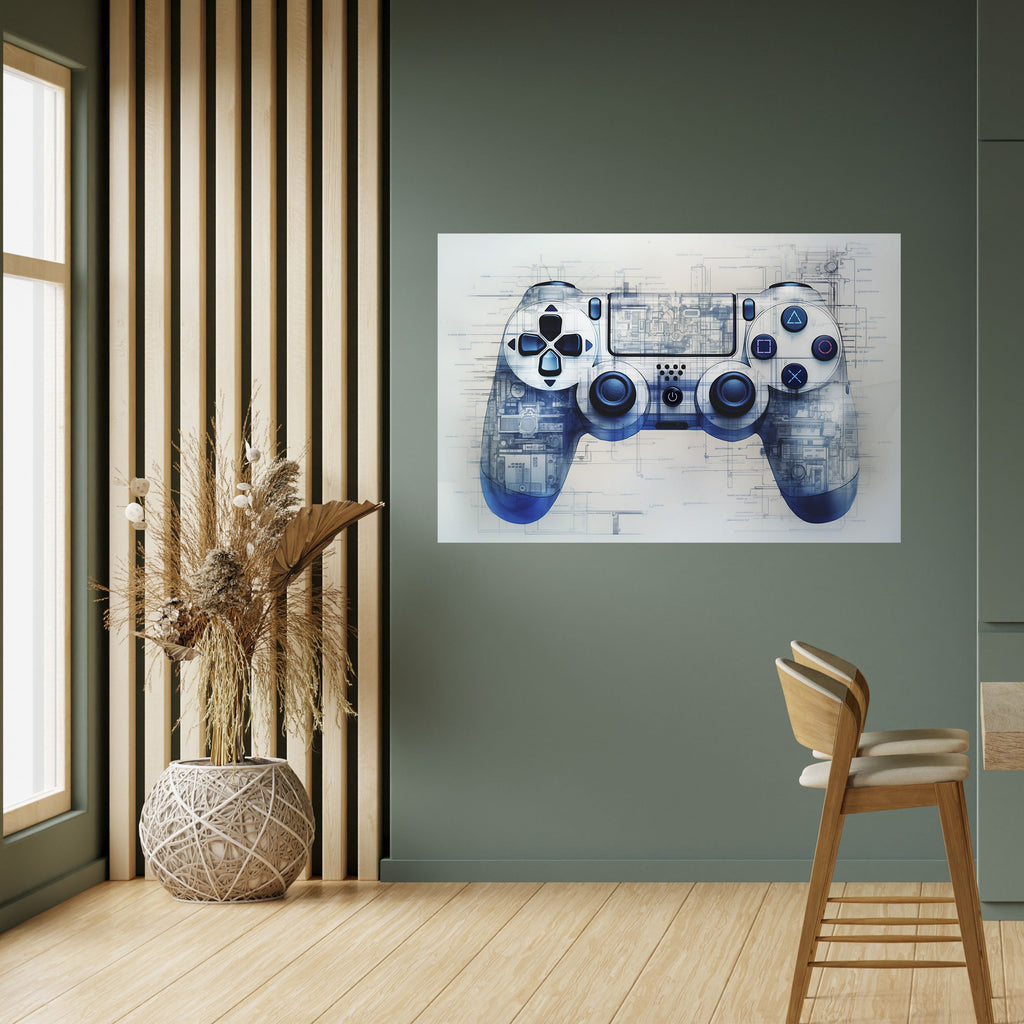 Affiche horizontale autocollante CYBER SCAPE PAD