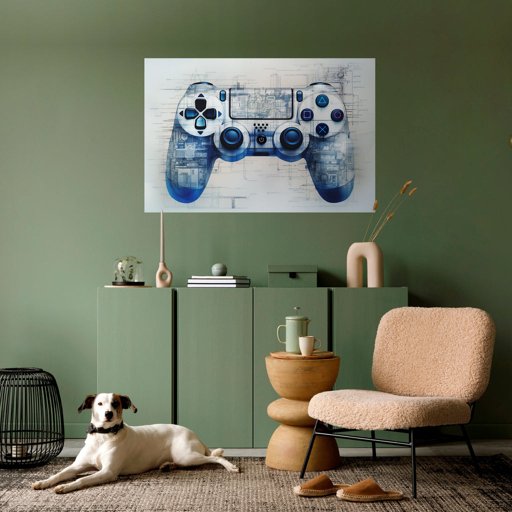 Affiche horizontale autocollante CYBER SCAPE PAD