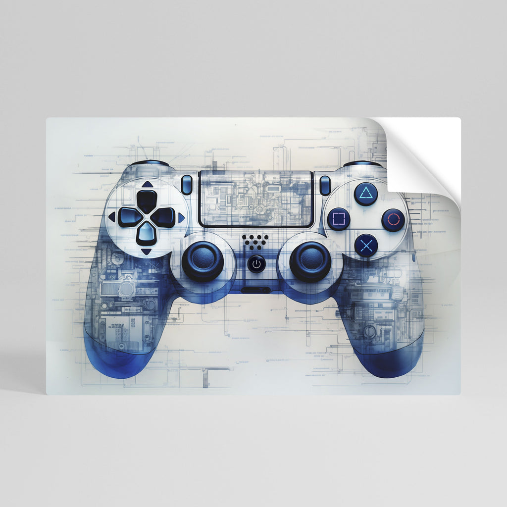 Affiche horizontale autocollante CYBER SCAPE PAD