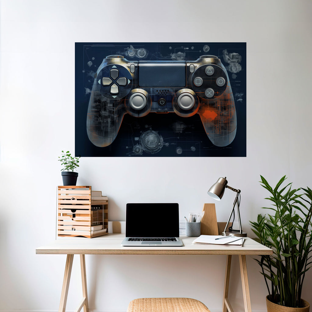 Affiche horizontale autocollante VIRTUAL VELOCITY PAD