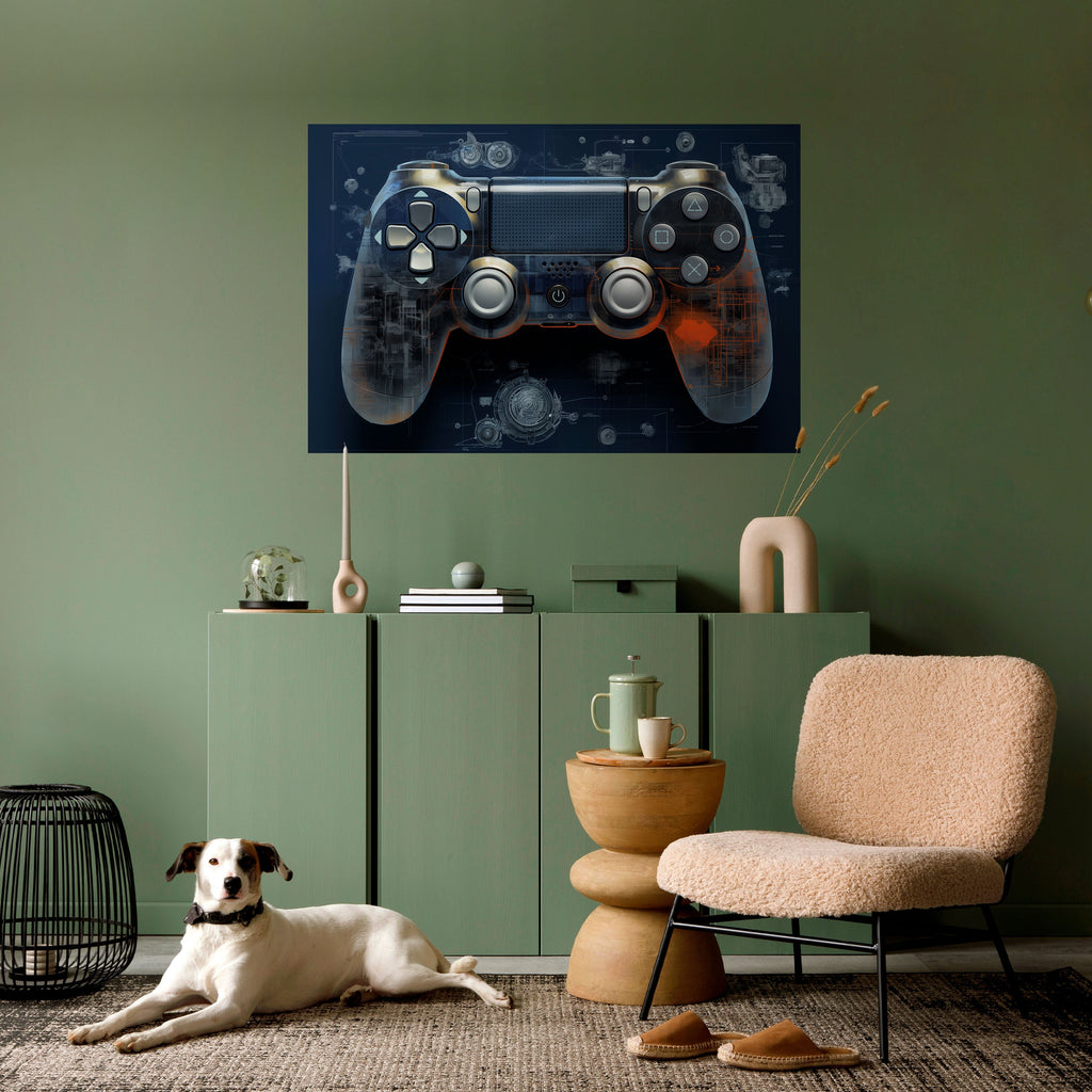 Affiche horizontale autocollante VIRTUAL VELOCITY PAD