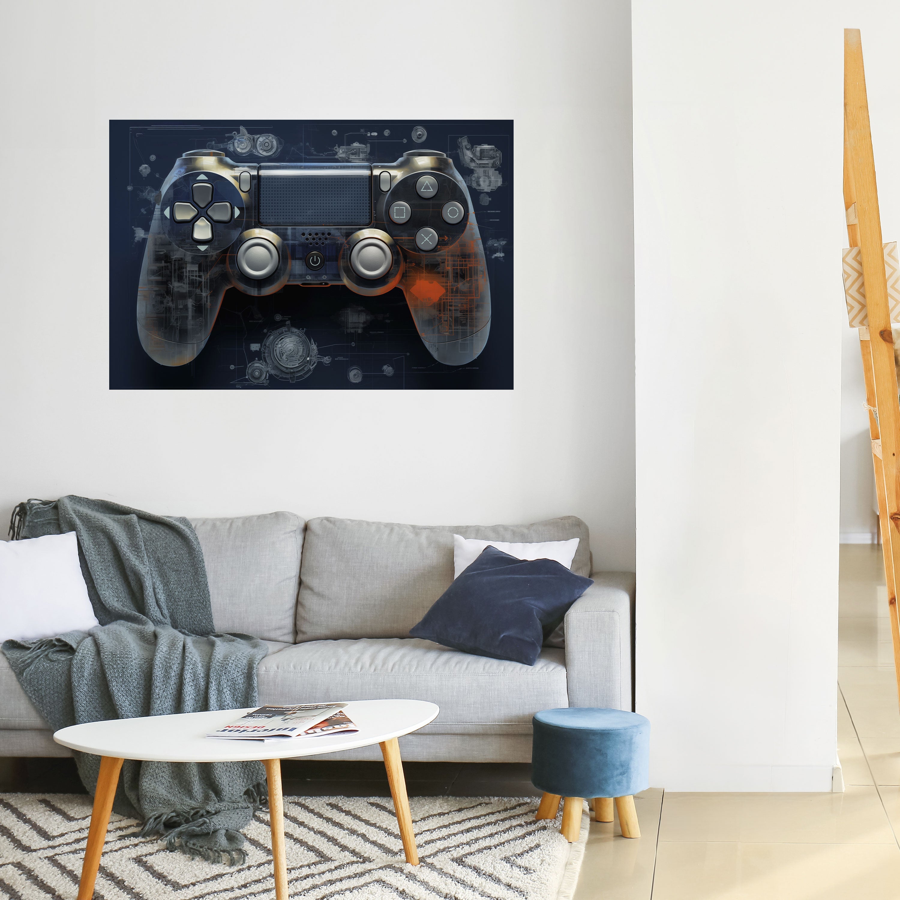 Affiche horizontale autocollante VIRTUAL VELOCITY PAD