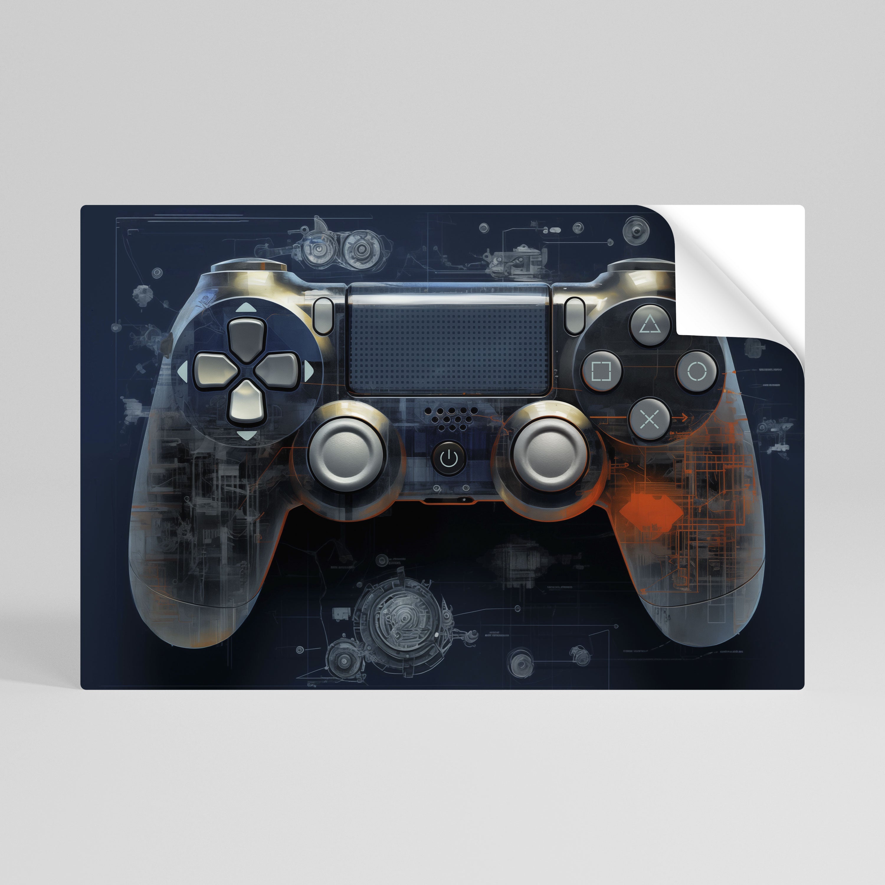 Affiche horizontale autocollante VIRTUAL VELOCITY PAD