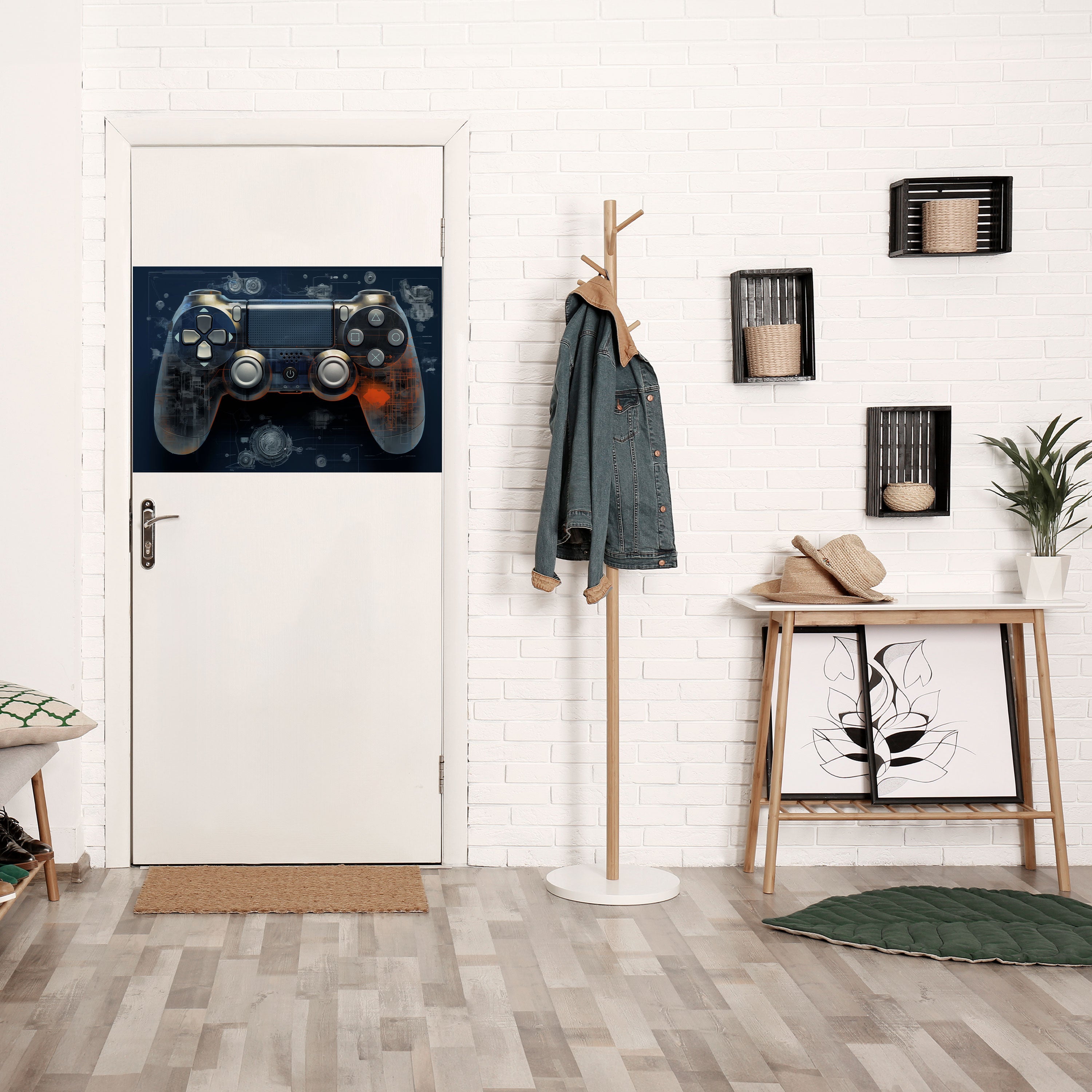 Affiche horizontale autocollante VIRTUAL VELOCITY PAD