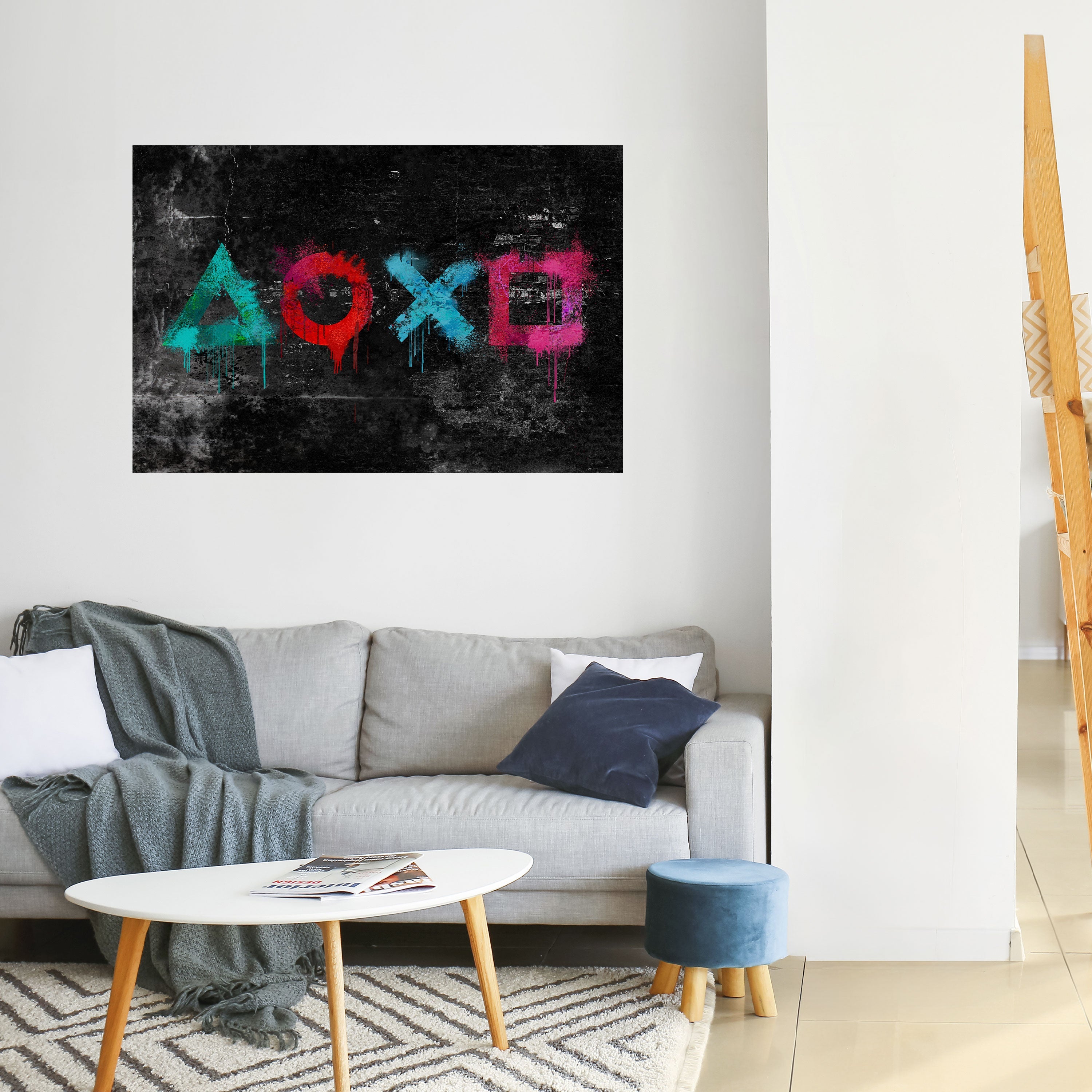 Affiche horizontale autocollante GAMER OUTLAWS