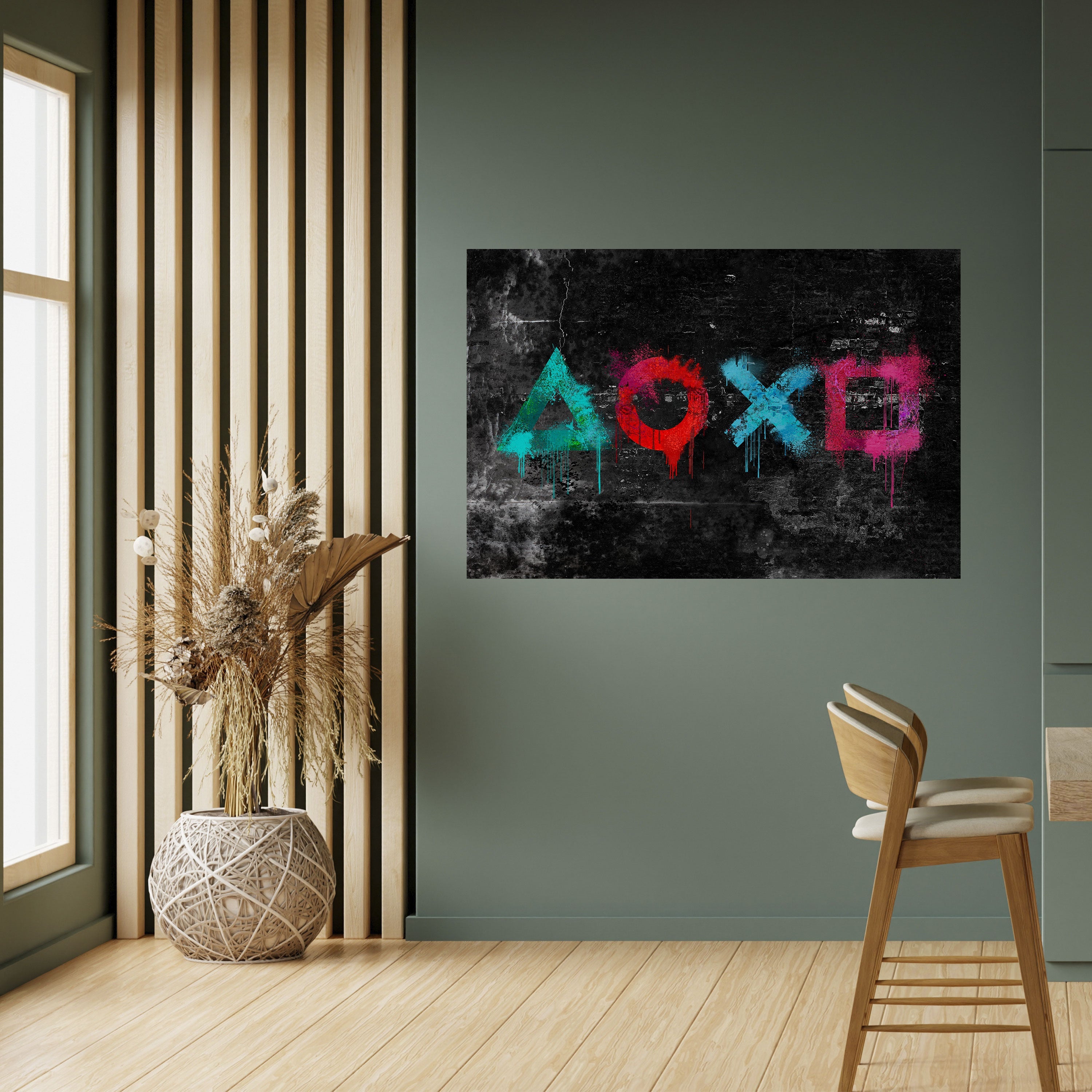 Affiche horizontale autocollante GAMER OUTLAWS