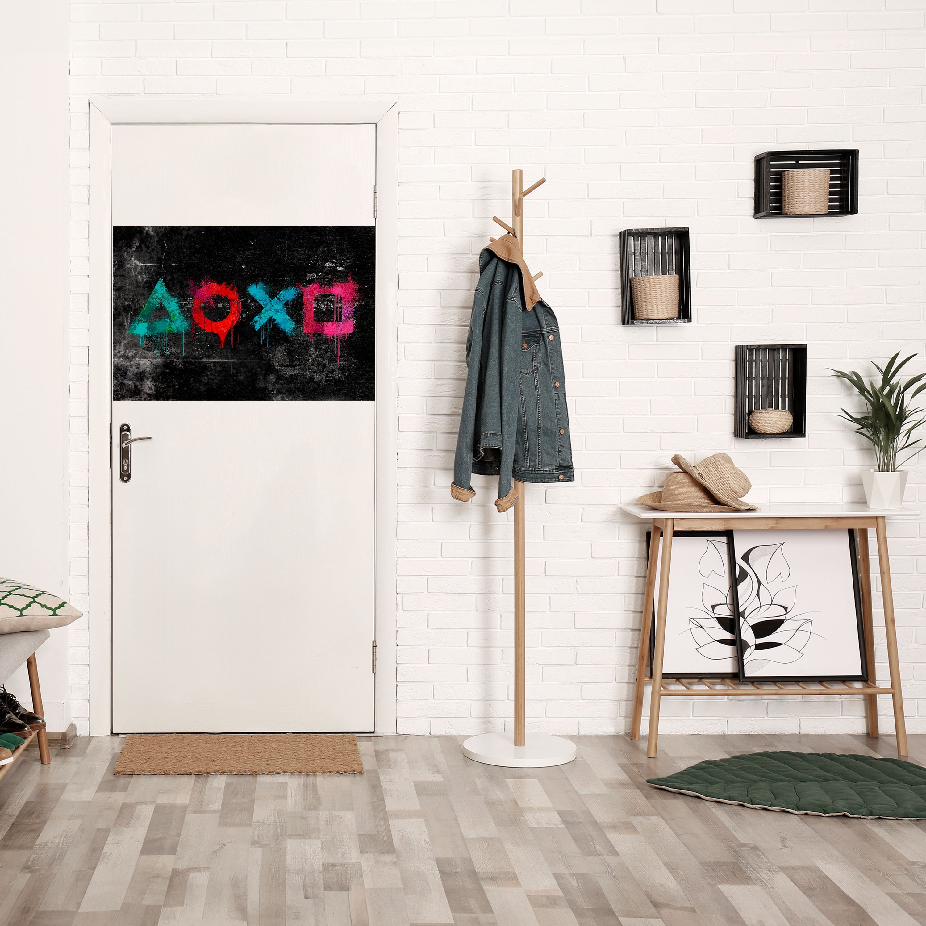 Affiche horizontale autocollante GAMER OUTLAWS