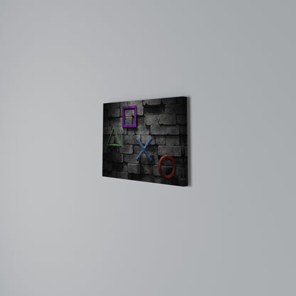 UNDERGOUND CONSOLE ICONS Horizontal Canvas Print