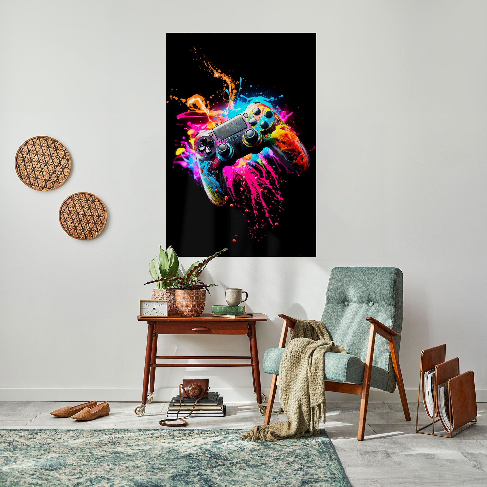 Affiche verticale autocollante GAMING LUSH
