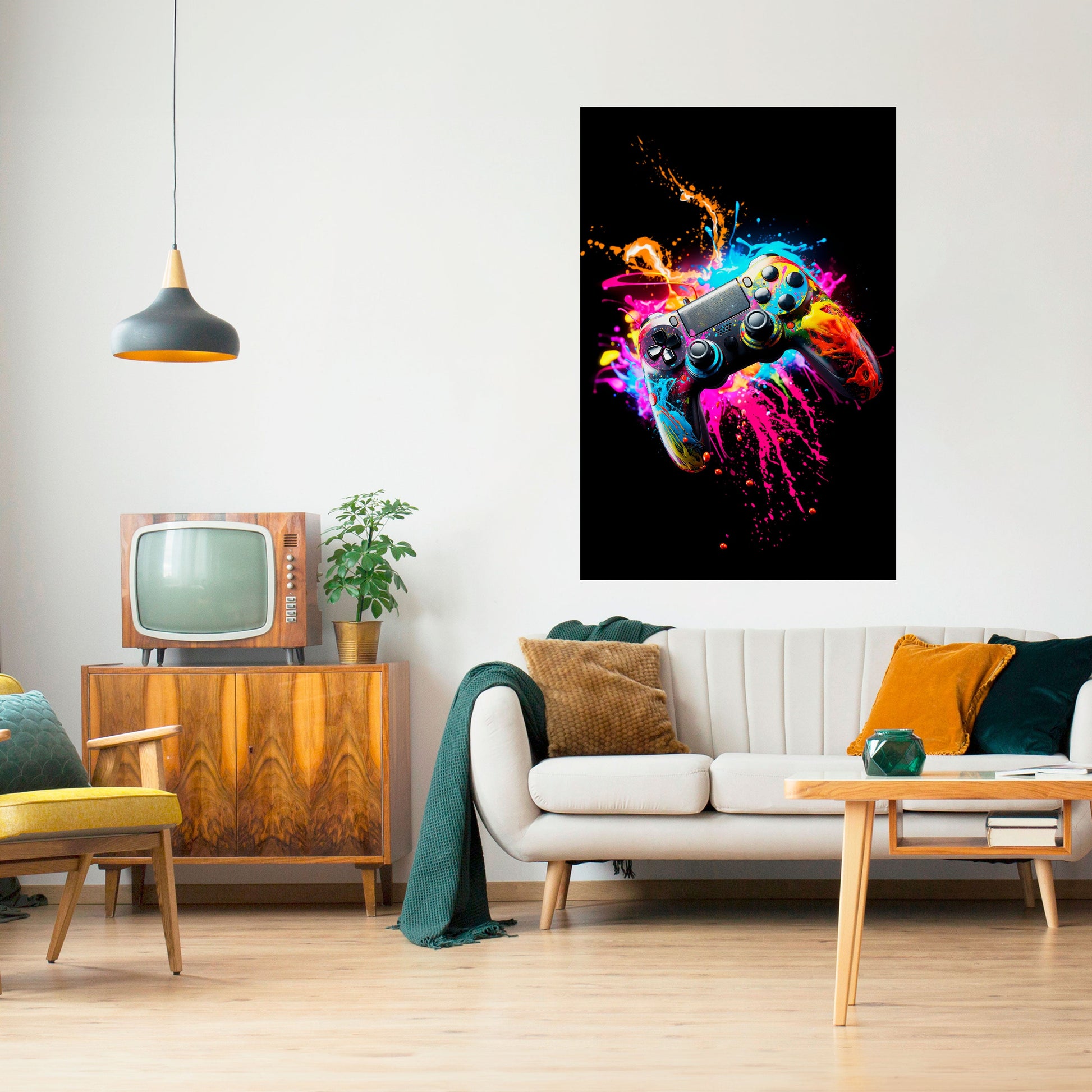 Affiche verticale autocollante GAMING LUSH