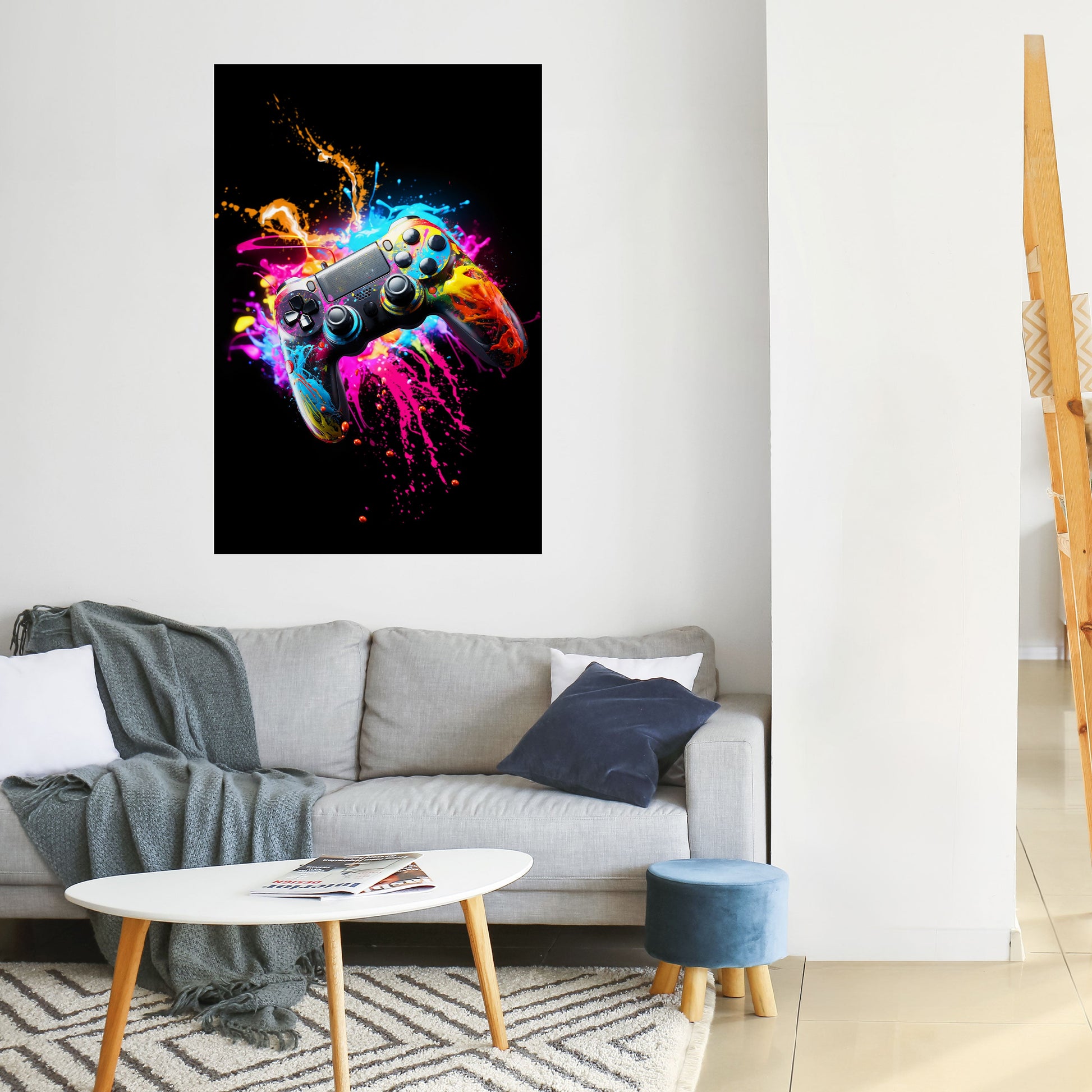 Affiche verticale autocollante GAMING LUSH