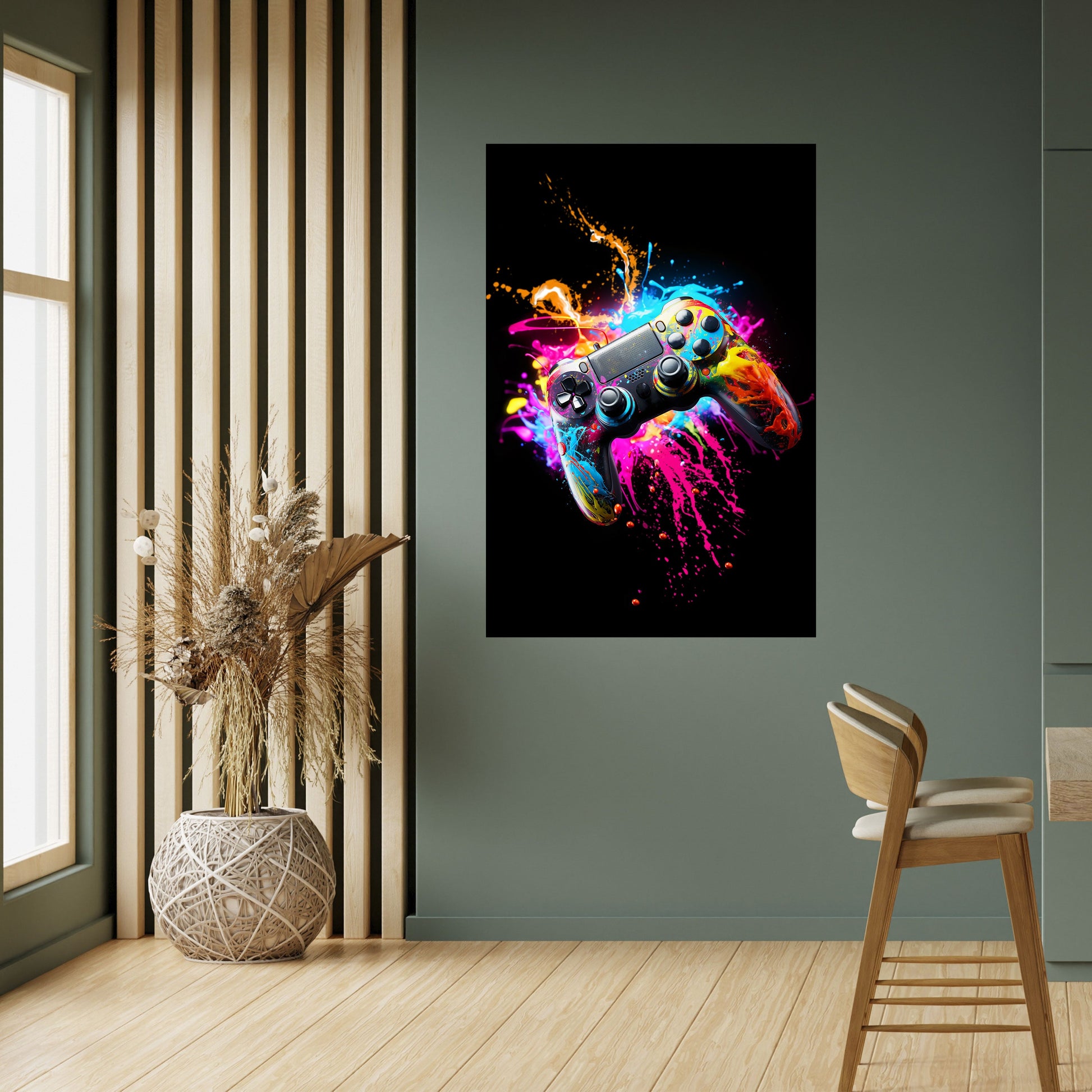 Affiche verticale autocollante GAMING LUSH