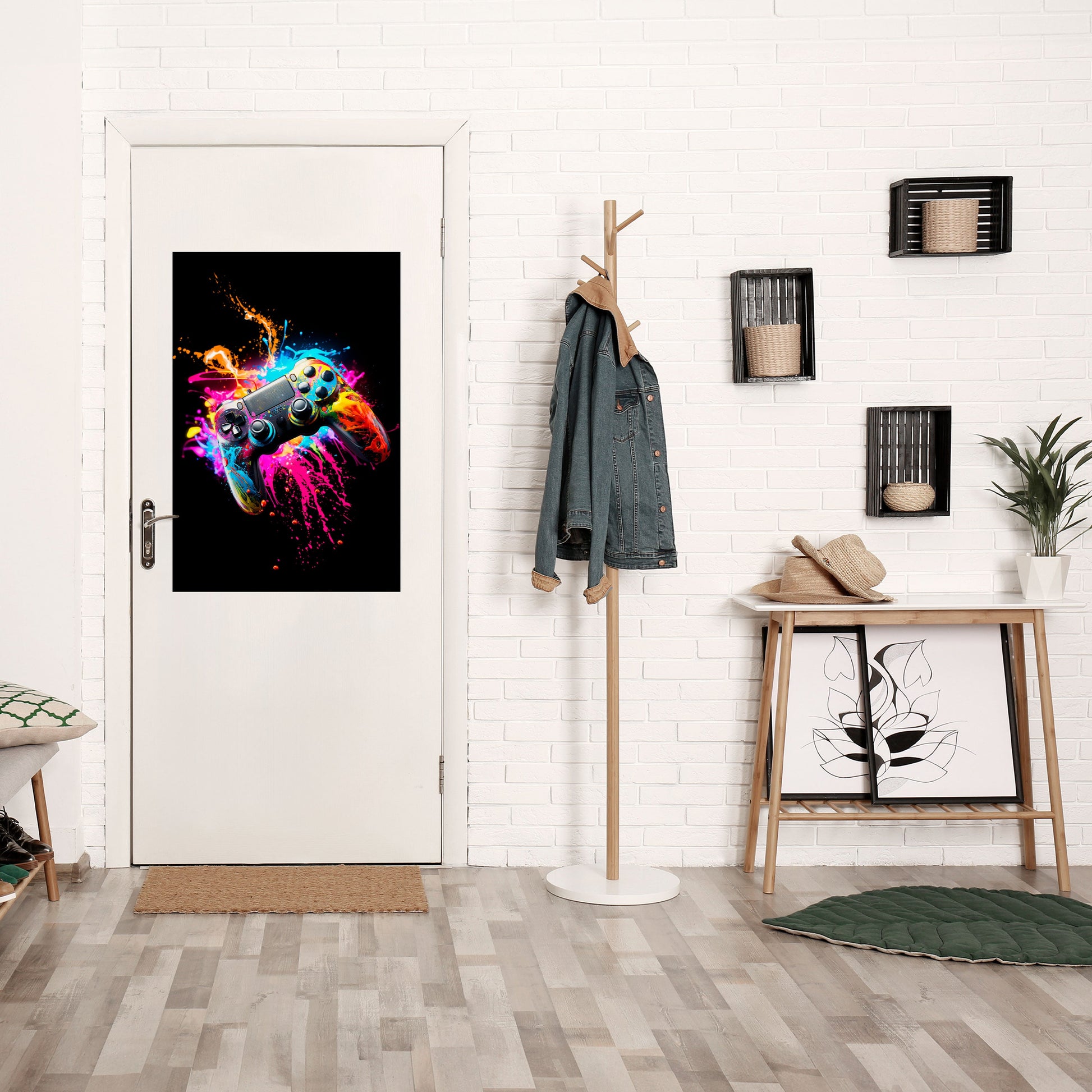 Affiche verticale autocollante GAMING LUSH