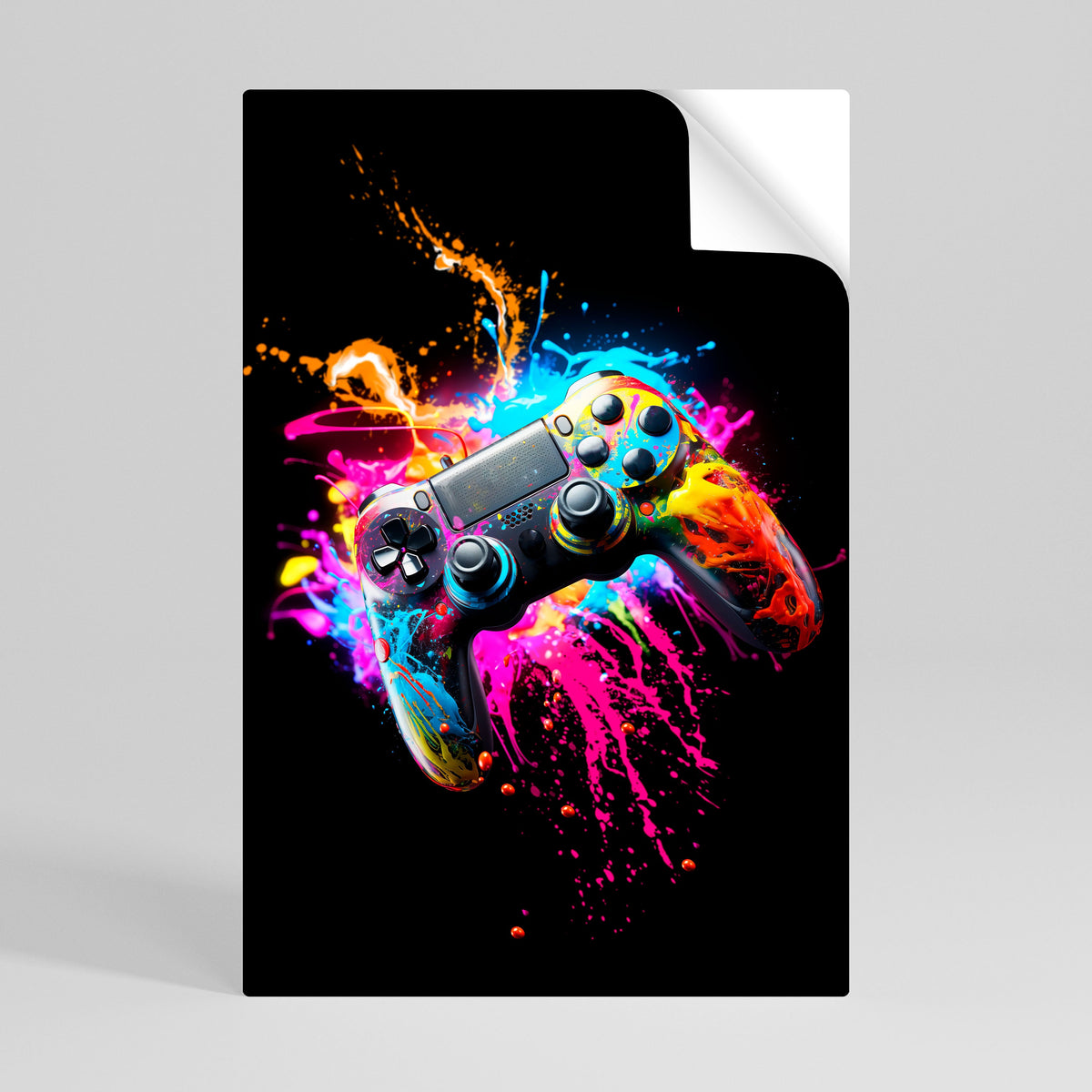 Affiche verticale autocollante GAMING LUSH