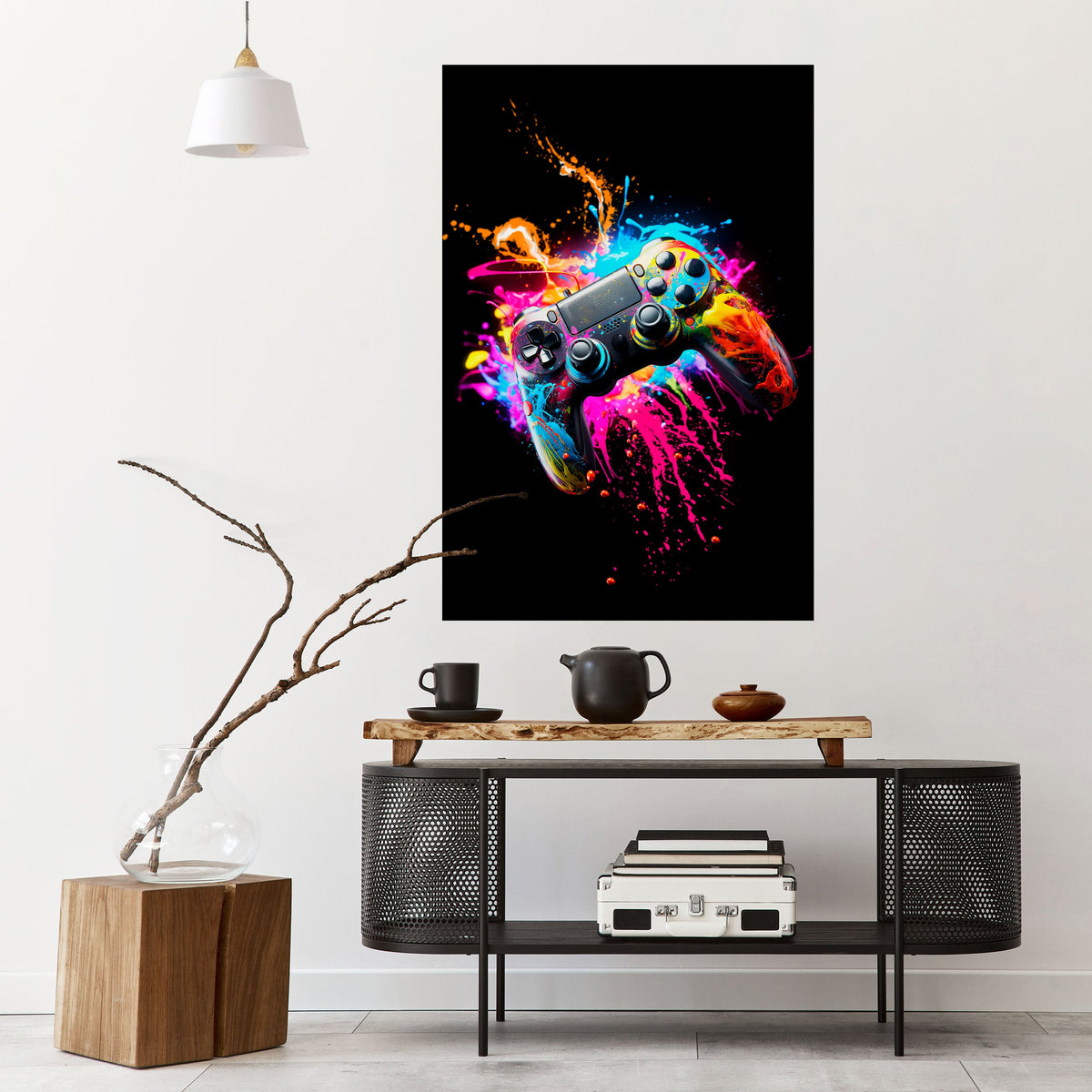 Affiche verticale autocollante GAMING LUSH