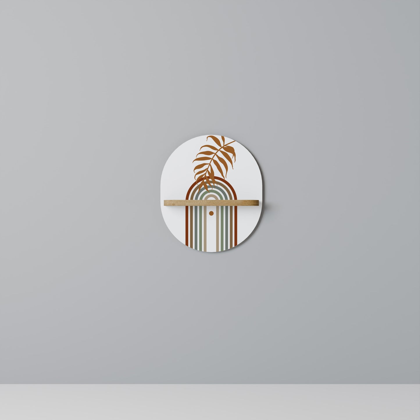 LEAF ON THE TOP Art Shelf