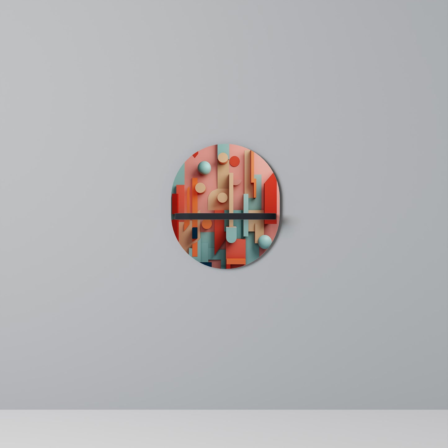COLORBURST CONSTRUCT Art Shelf