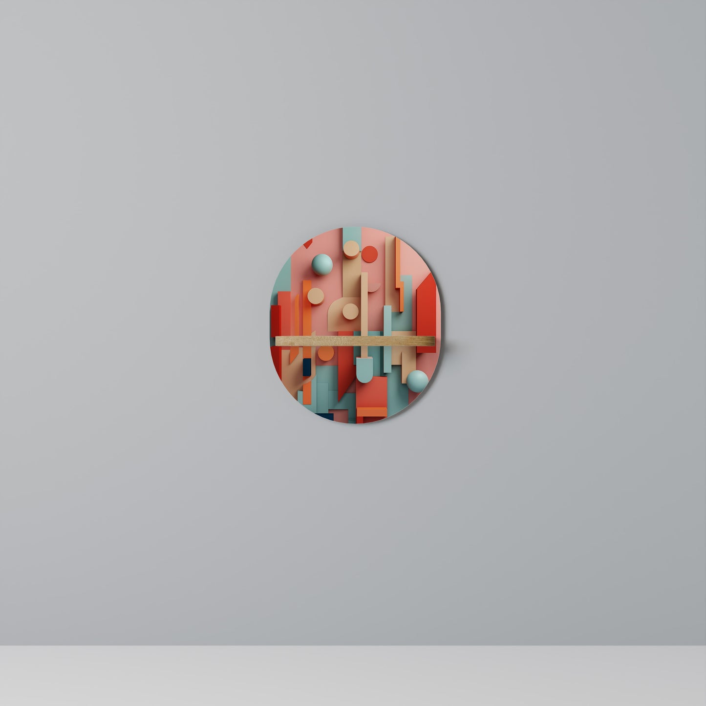 COLORBURST CONSTRUCT Art Shelf