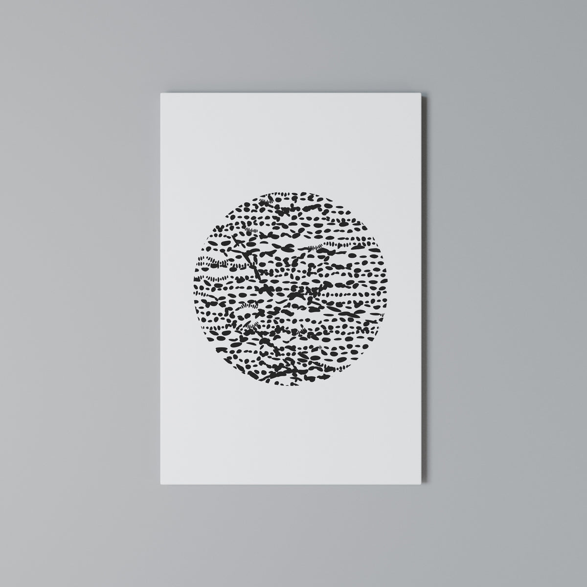 LUNAR LOOM Vertical Canvas Print
