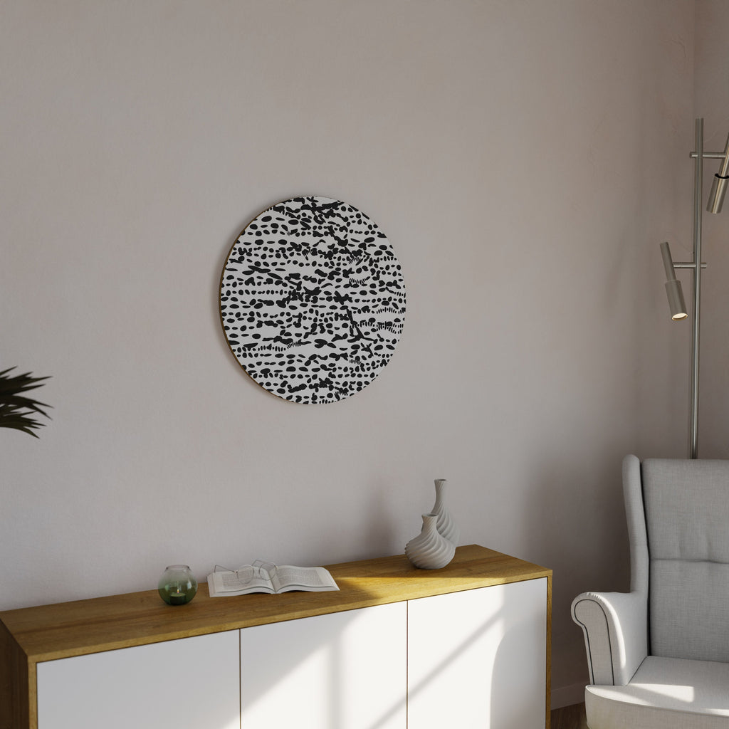 LUNAR LOOM Round Wall Art