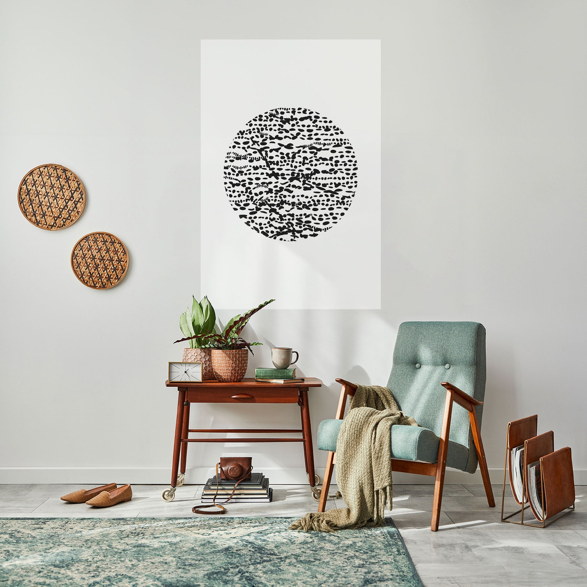 Affiche verticale autocollante LUNAR LOOM