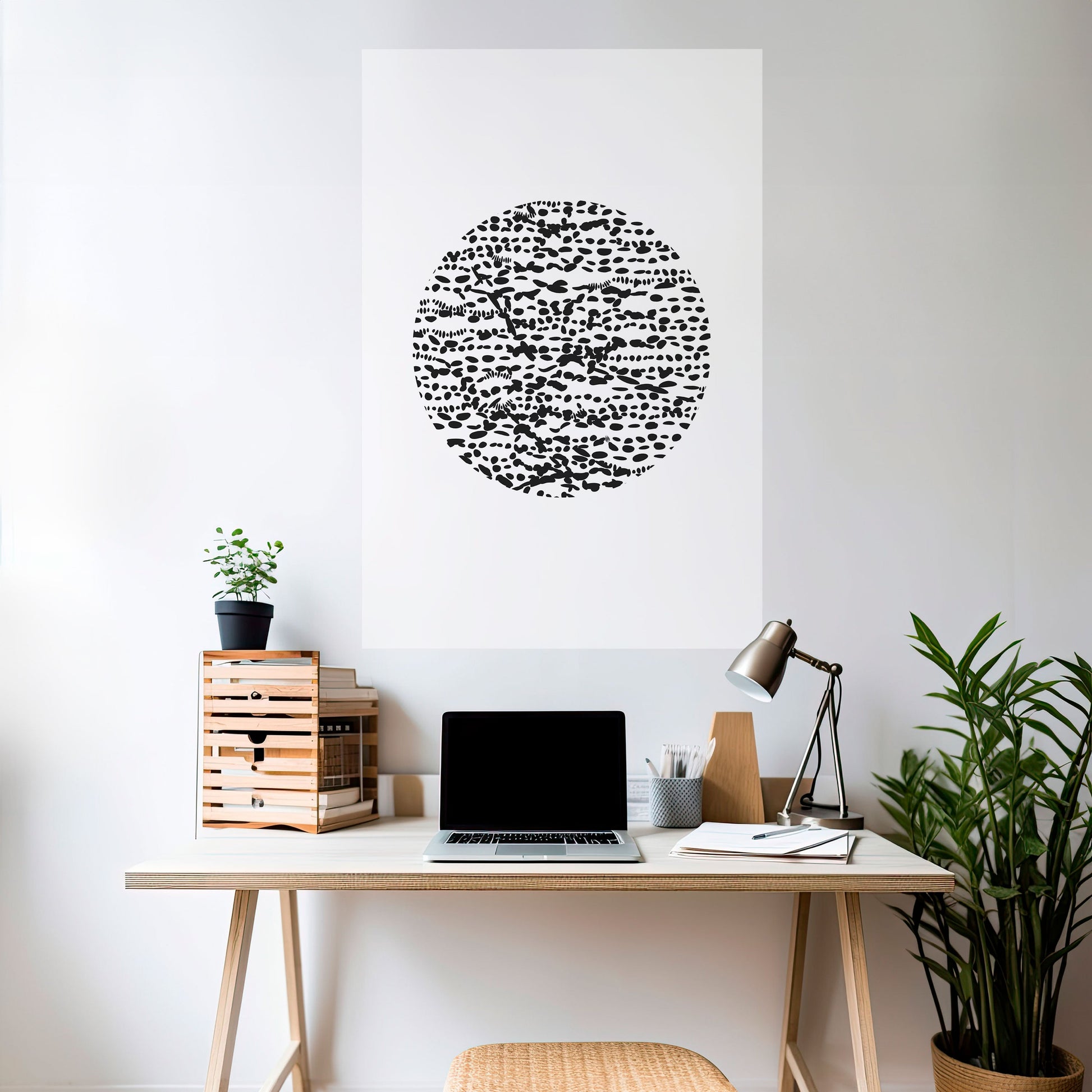 Affiche verticale autocollante LUNAR LOOM