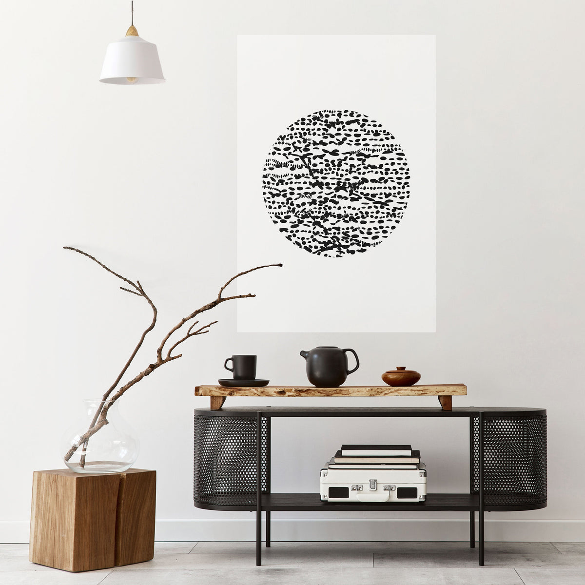 Affiche verticale autocollante LUNAR LOOM