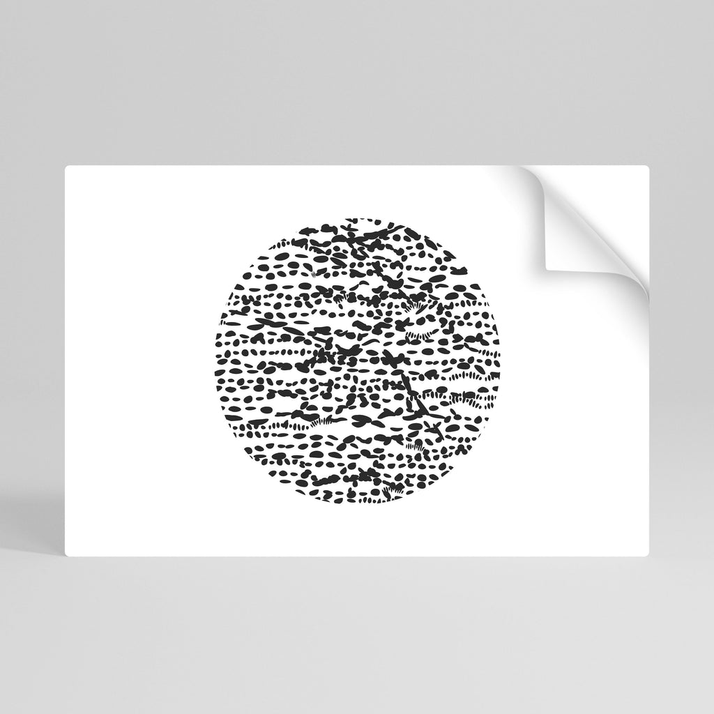 Affiche horizontale autocollante LUNAR LOOM