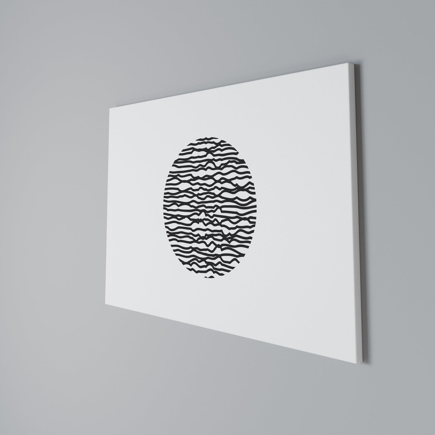 LUNA LINES Horizontal Canvas Print