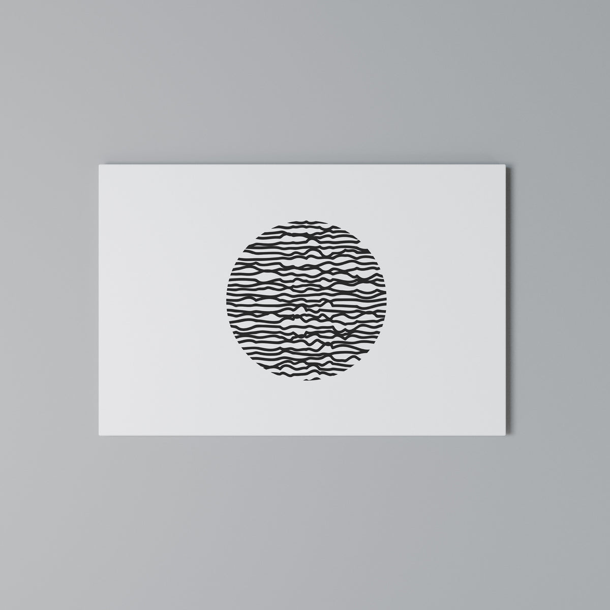 LUNA LINES Horizontal Canvas Print
