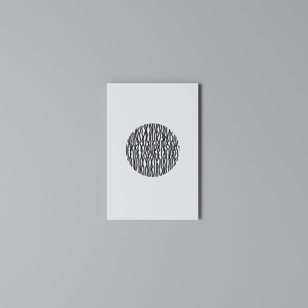 LUNA LINES Vertical Canvas Print