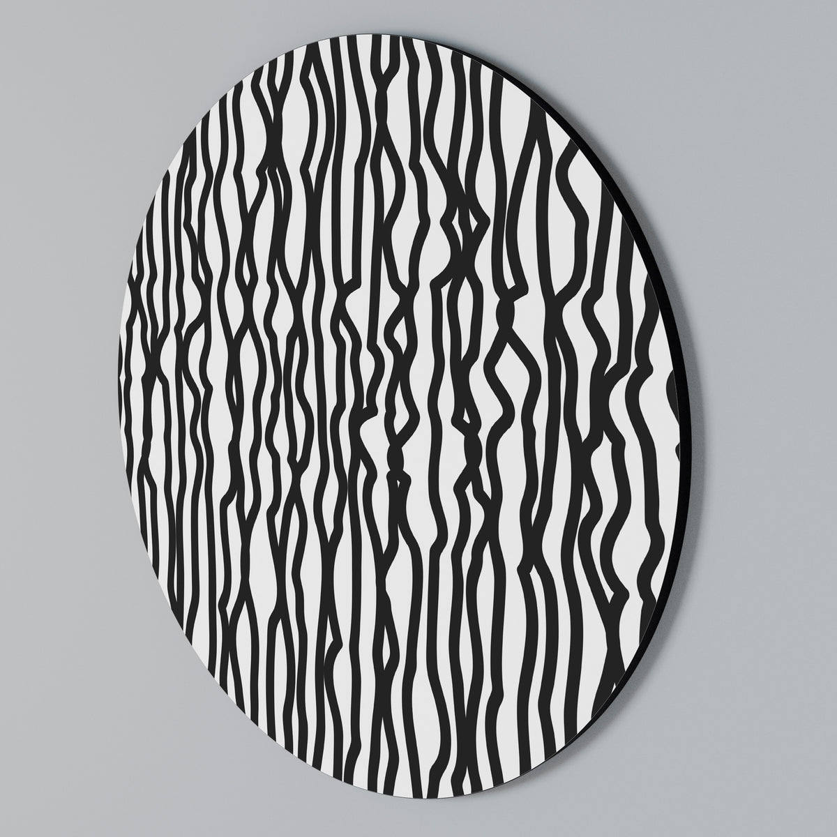 LUNA LINES Round Wall Art