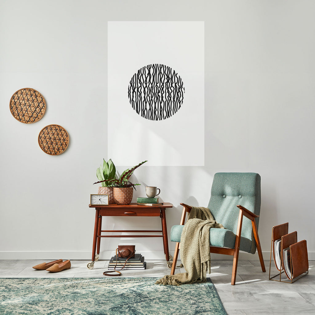 Affiche verticale autocollante LUNA LINES