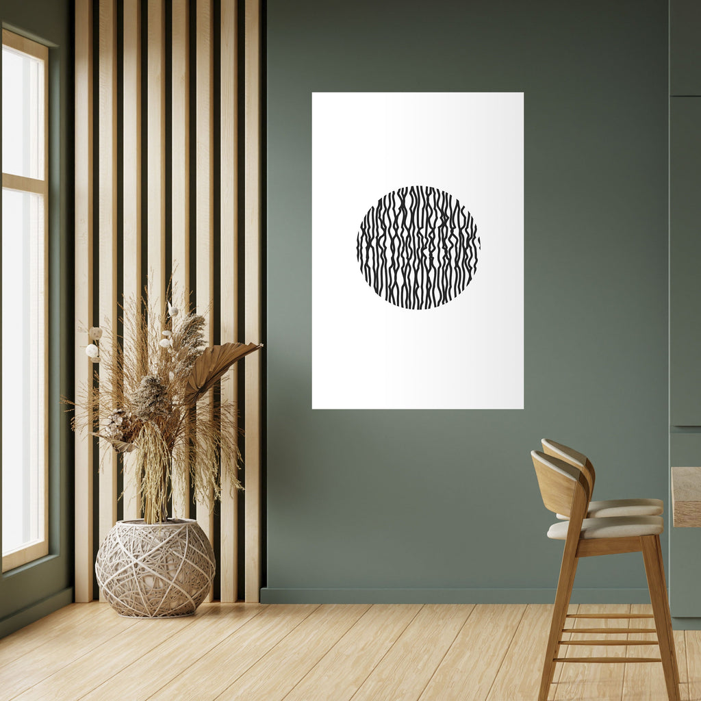 Affiche verticale autocollante LUNA LINES
