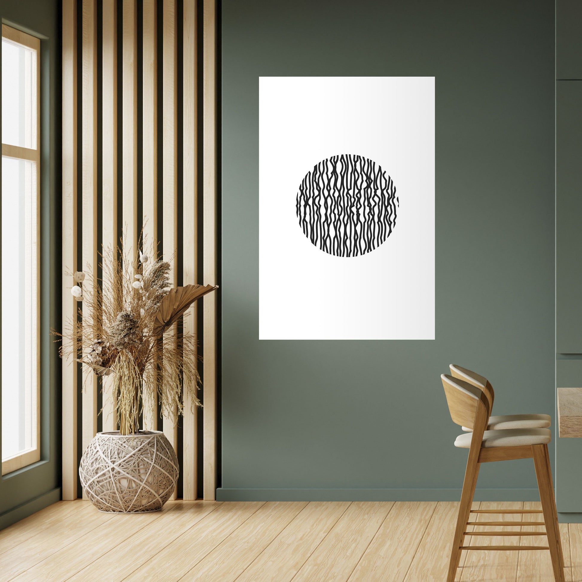 Affiche verticale autocollante LUNA LINES