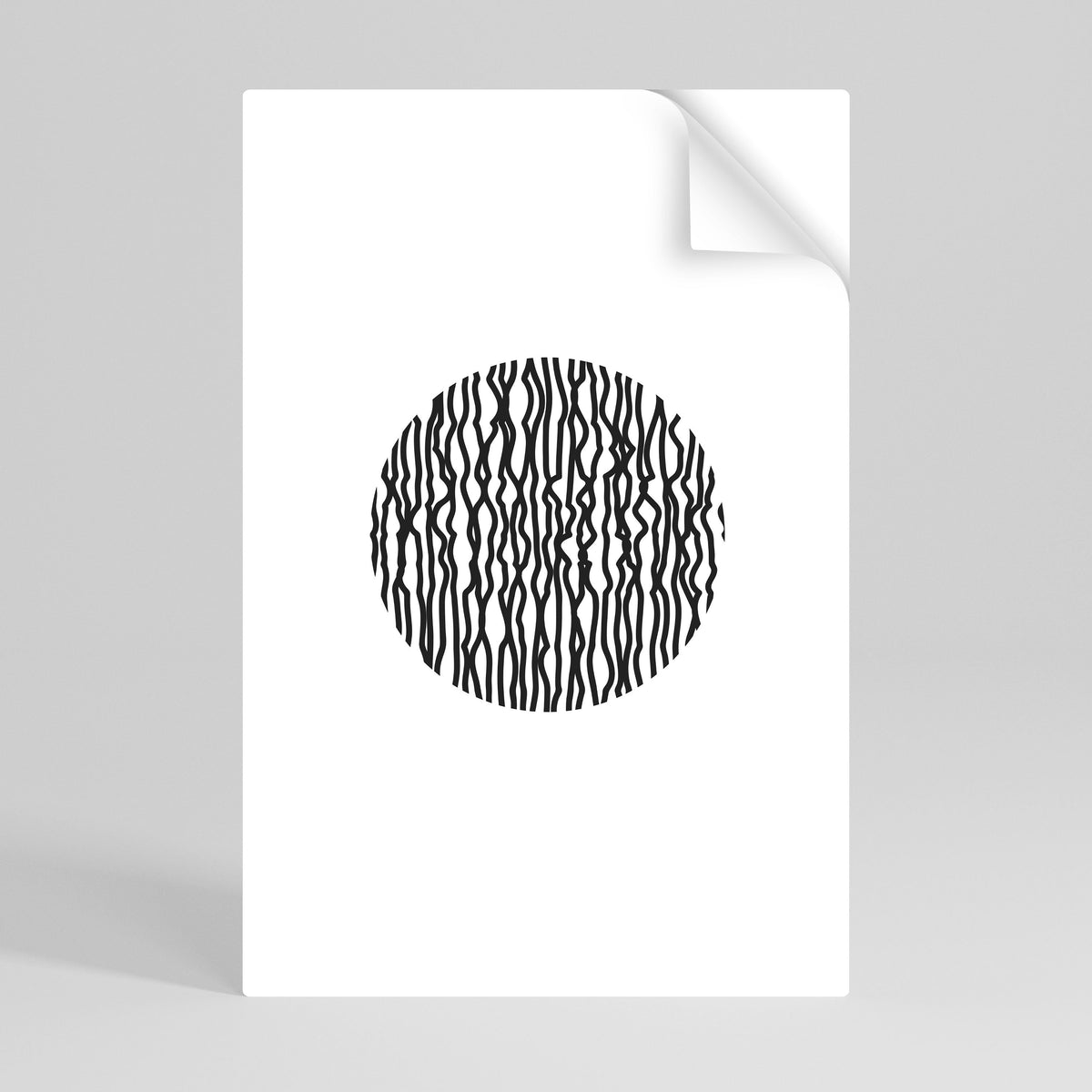 Affiche verticale autocollante LUNA LINES