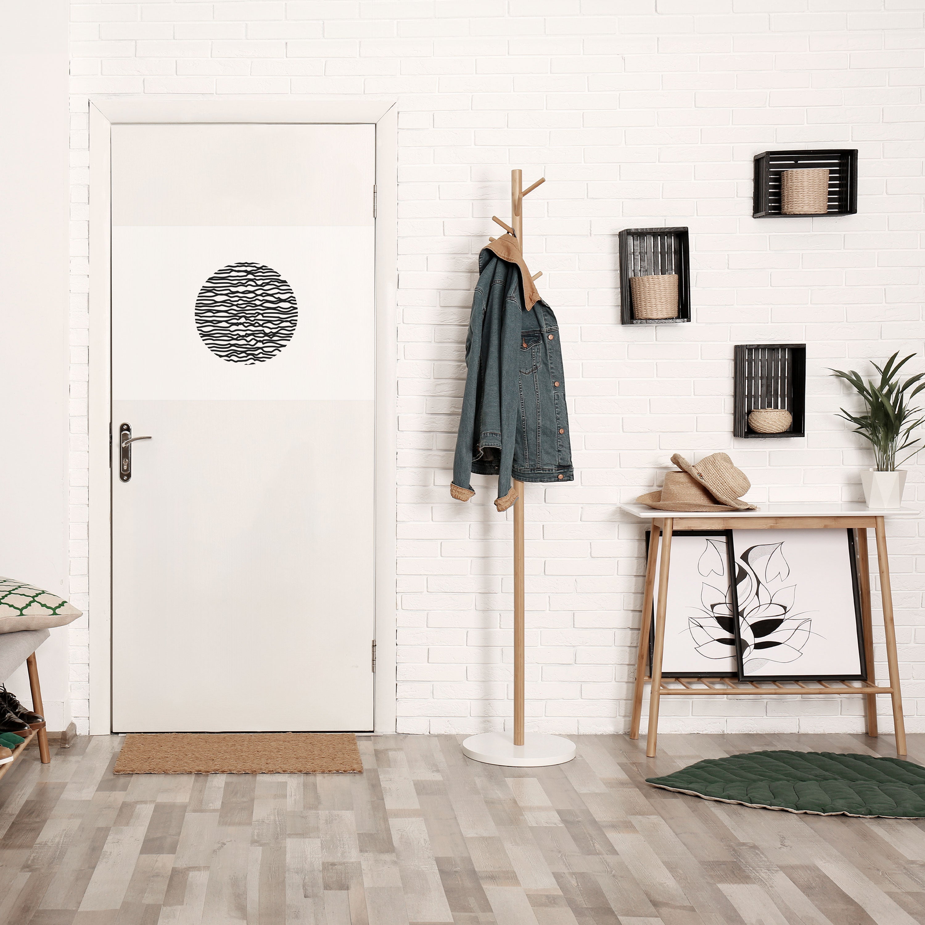 Affiche horizontale autocollante LUNA LINES