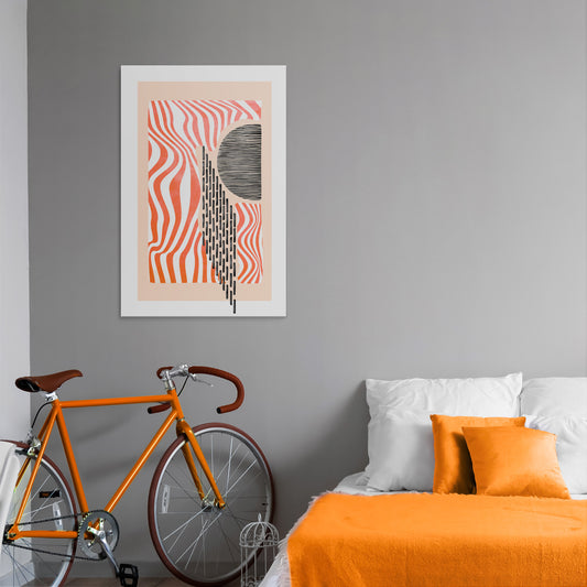 SUBLIME SYNTHESIS Vertical Canvas Print