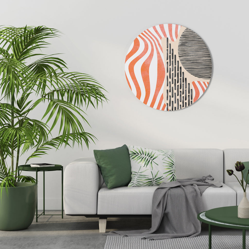 SUBLIME SYNTHESIS Art mural rond