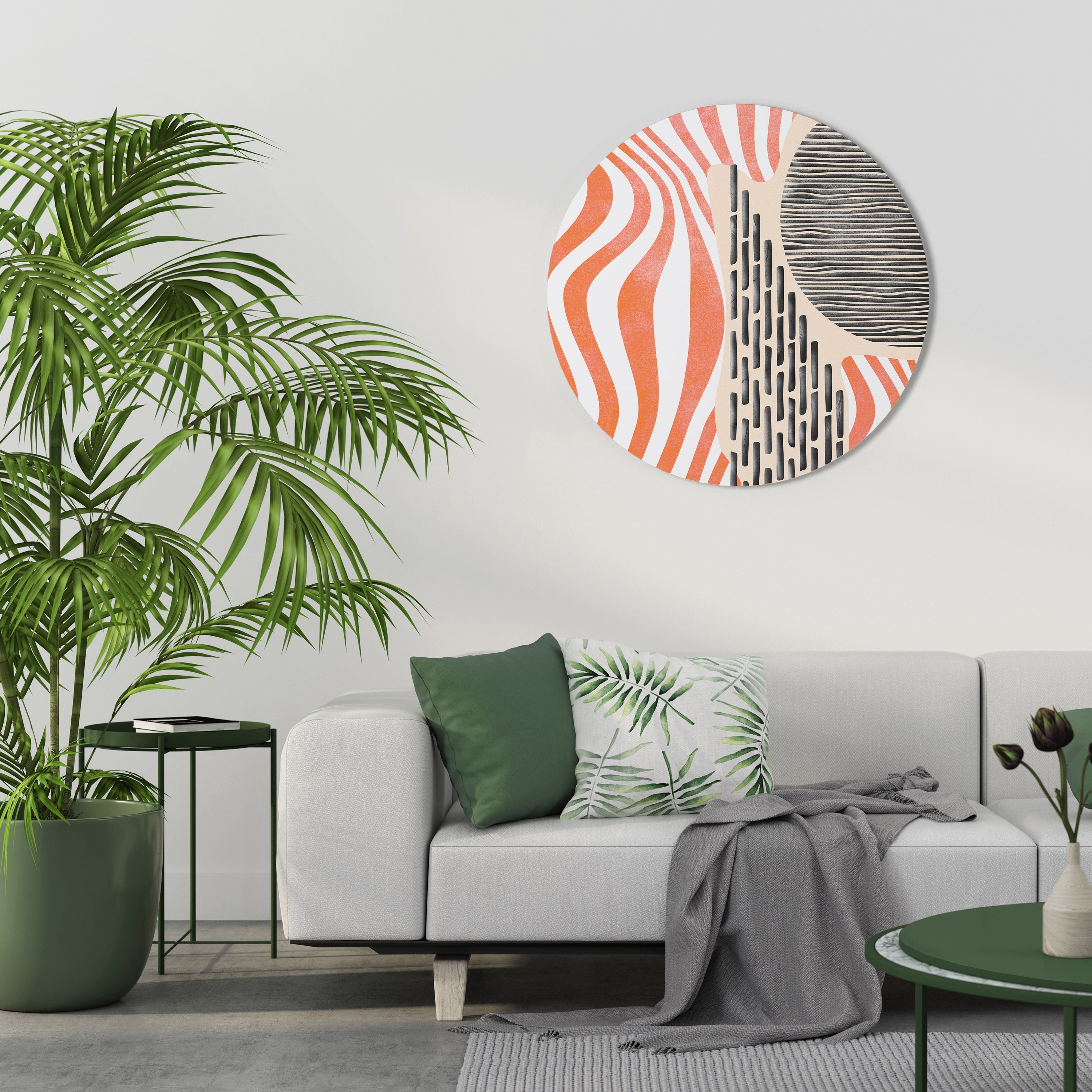 SUBLIME SYNTHESIS Art mural rond